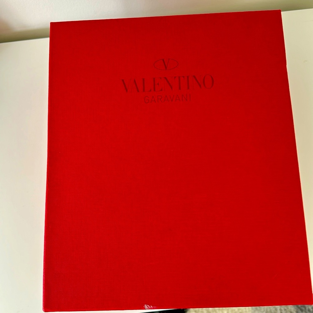 Authentic Valentino Garavani Rockstud Leather Caged Pump - Black